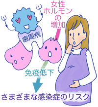 妊娠中のお口の中は